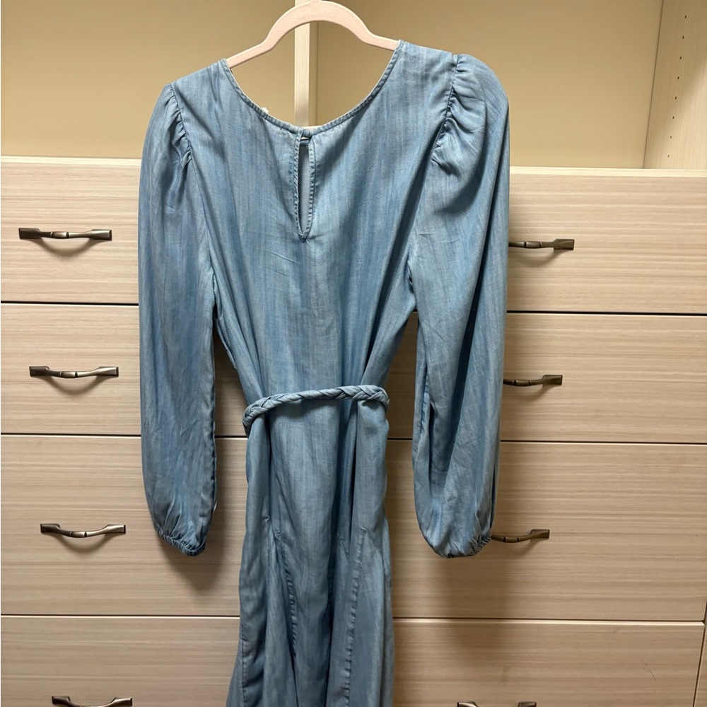 Vineyard Vines Light Blue Long Sleeve Dress - Picture 3 of 6
